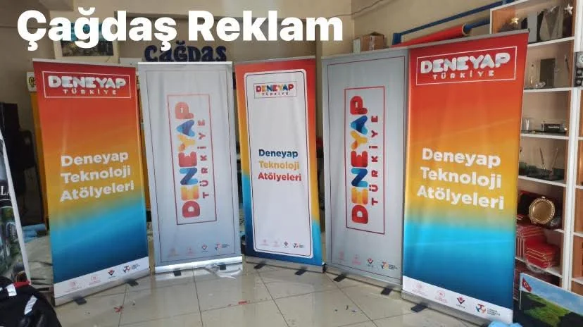Deneyap Teknoloji Atölyeleri — Roll-up ve tanıtım standı