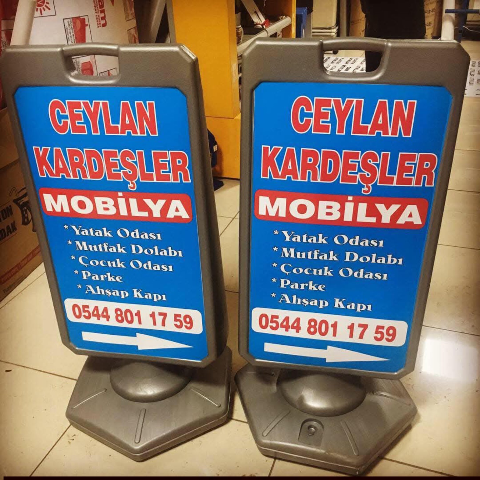 Ceylan Kardeşler Mobilya — Yönlendirme panoları