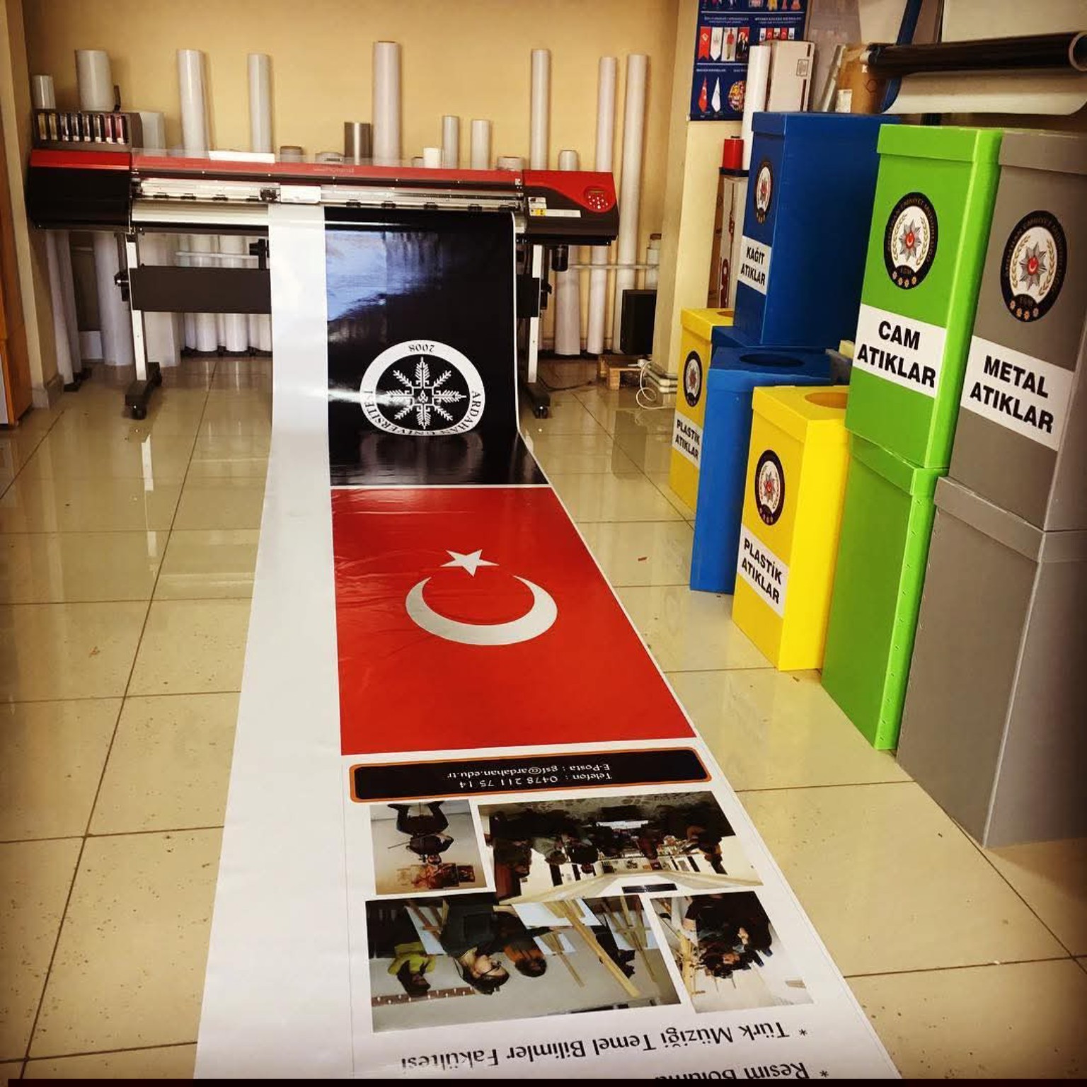 Kurumsal pankart baskıları — Dijital baskı üretimi