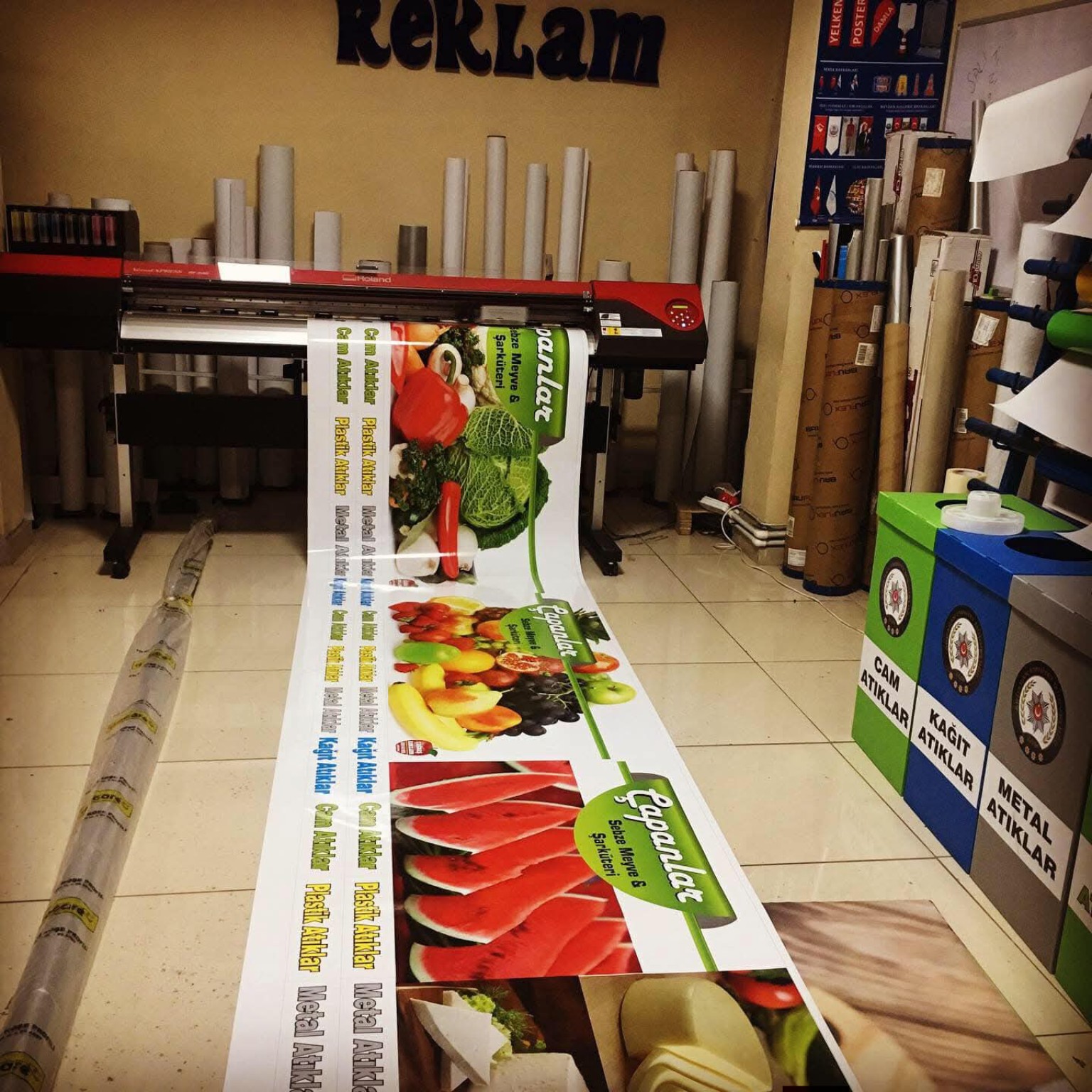 Market ve gıda baskıları — Dijital baskı üretimi