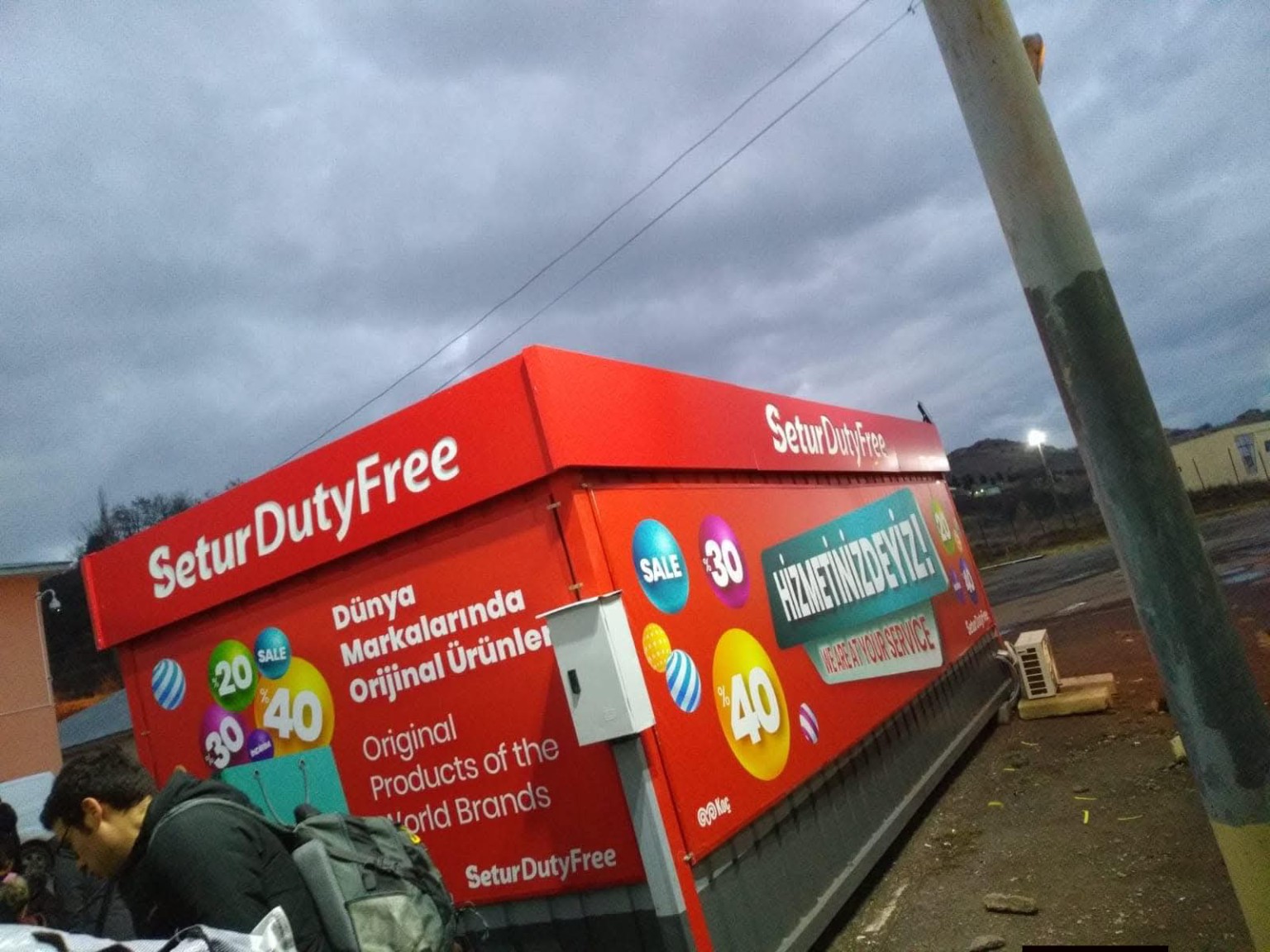 Setur Duty Free — Cephe ve dijital baskı