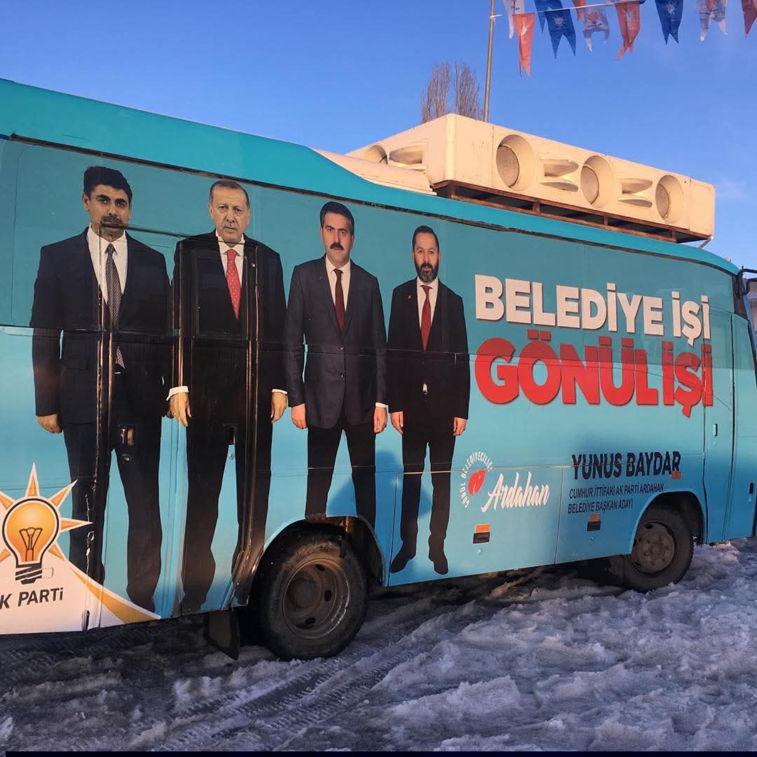 Yunus Baydar — Seçim çalışması · araç giydirme