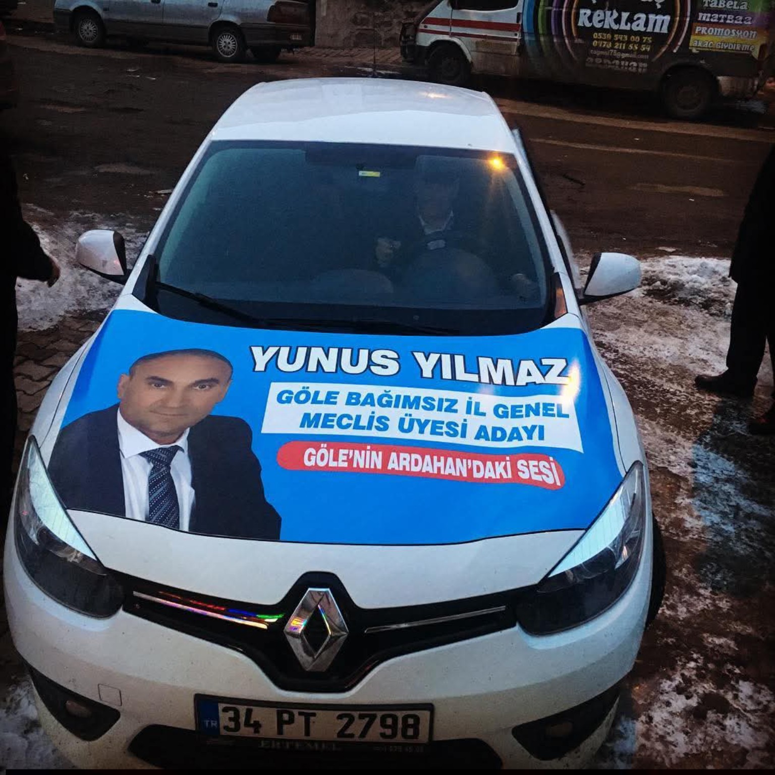 Yunus Yılmaz — Seçim çalışması · araç giydirme