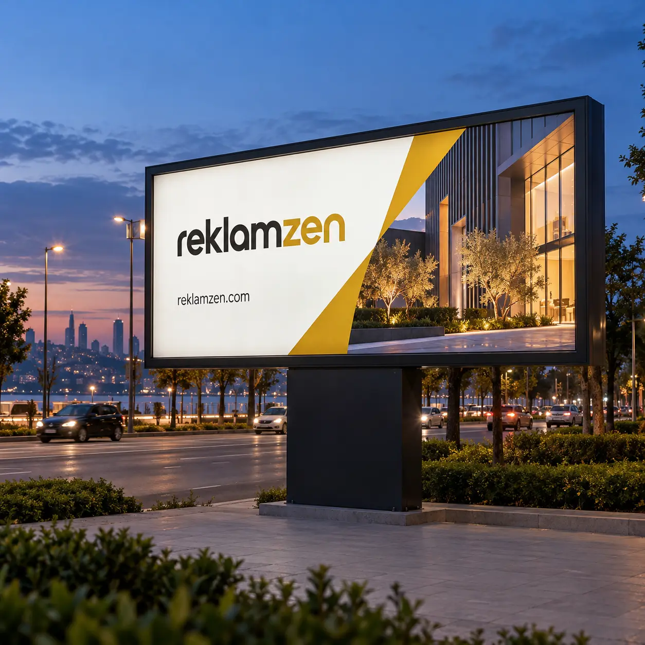 Reklamzen Megalight açık hava reklamı temsili görseli